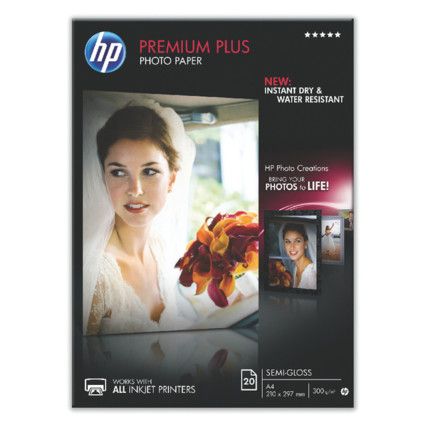 Photo Paper Inkjet Premium Plus  Semi Gloss A4 Pack of 20 CR673A