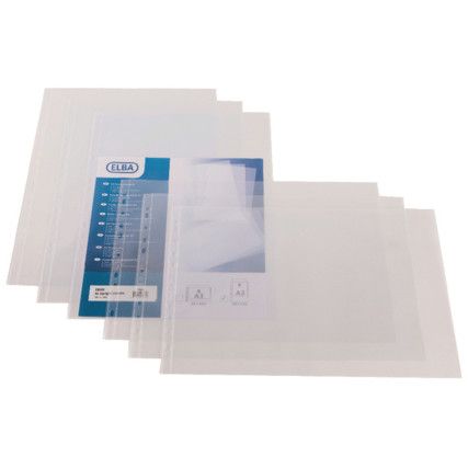 Pocket A3 Oblong Open Top Clear Pockets Pack of 100 100080922