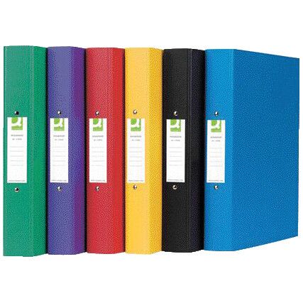 Q CONNECT RING BINDERS A4 P/B 2-RING PURPLE (10)