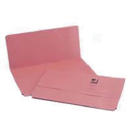 Document Wallets Foolscap Pink Pack of 50 KF23015
