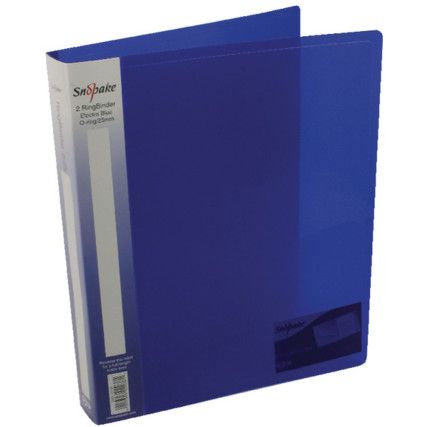 10159 POLY RING BINDER A4 25mm ELECTRA BLE (PK-10)