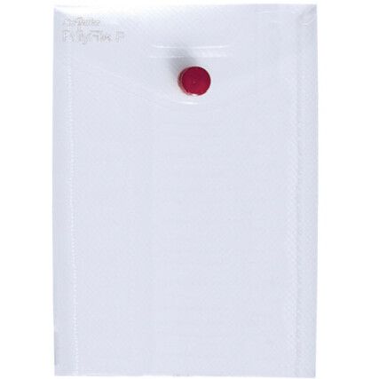 Polyfile Wallet A5 Clear Pack of 5 13280