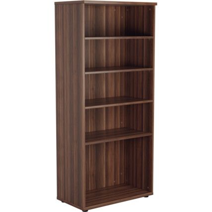 Bookcase, Walnut, 3 Shelves, 1800mm Height