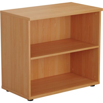 Bookcase, Beech, 1 Shelf, 730mm Height