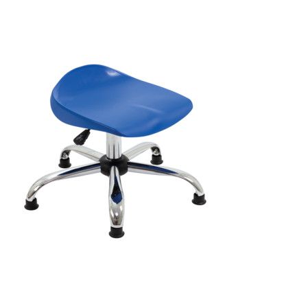 TITAN JUNIOR SWIVEL STOOL 5-11 YEARS WITH GLIDES - BLUE