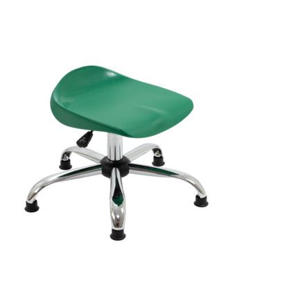 TITAN JUNIOR SWIVEL STOOL 5-11 YEARS WITH GLIDES - GREEN