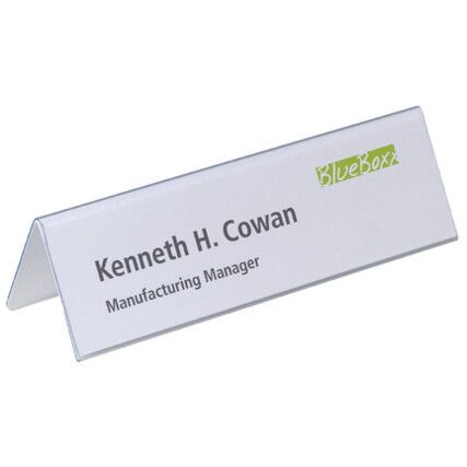 8052/19 TABLE PLACE NAME HOLDER 61x210mm (PK-25)