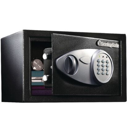 Safe, Combination Lock, Black/Grey, Steel, 270 x 350 x 220mm
