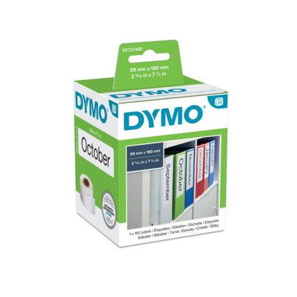 DYMO LABELWRITER LEVER ARCH LABELS 190x59mm 99019