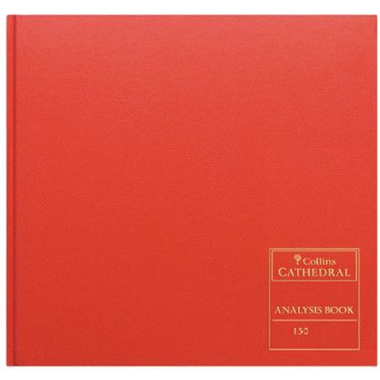 812109/5 CATHEDRAL ANALYSIS BOOK SER150/9.1 RED