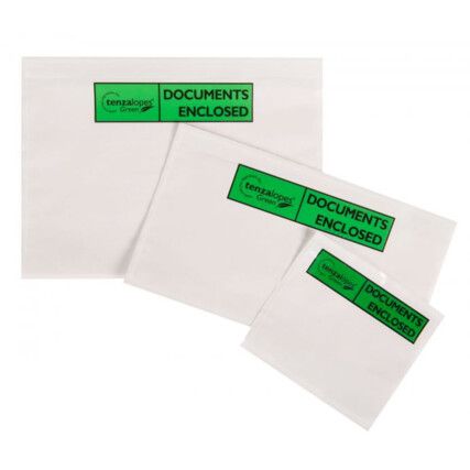 Pack List Documents Enclosed Wallets Green A4 500 Per Box