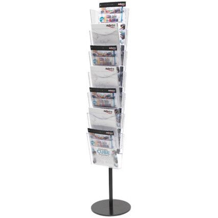 CP082YTCRY LITERATURE FILE FLOOR STAND A4 7-POCKET