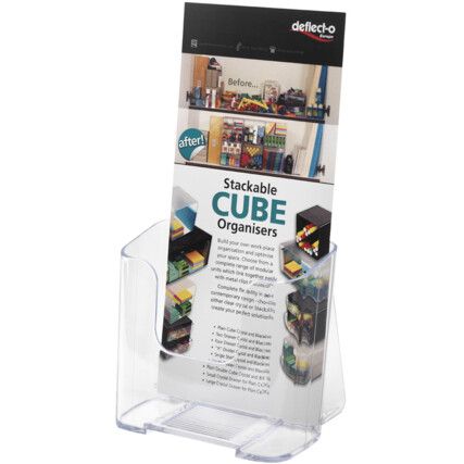 1/3 A4 Clear Wall Literature Holder