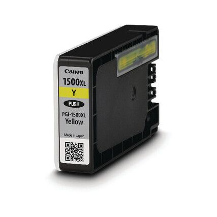 Inkjet Cartridge High Yield Yellow 9195B001 PGI-1500XL