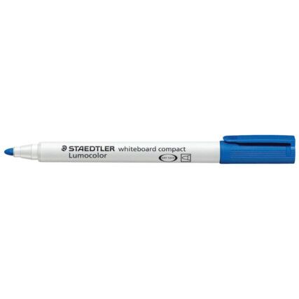 341 Lumocolor, Whiteboard Marker, Blue, Medium, Non-Permanent, Bullet Tip, 10 Pack