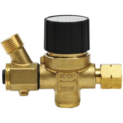 Regulator with Adjustable Pressure 1-4 Bar and Hose Failure Valve with 3/8"BSP LH Inlet -306312