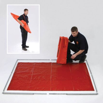 RFPORT Economy Portable Welding Screen With Carry Bag -  2x3ft Sections