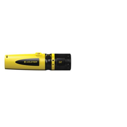 Handheld Torch, LED, Non-Rechargeable, 60 to 200lm, 70 to 120m Beam Distance, IP66, ATEX Zone 0 and 20