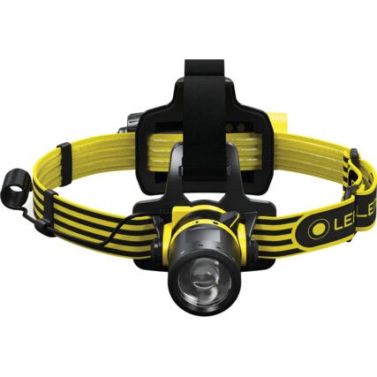 Head Torch, LED, Non-Rechargeable, 50 to 180lm, 65 to 120m Beam Distance, IP66, ATEX Zone 0 and 20