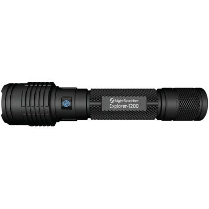 1200 LUMENS RECHARGEABLE FLASHLIGHT WITH 650 METRE SPOT BEAM