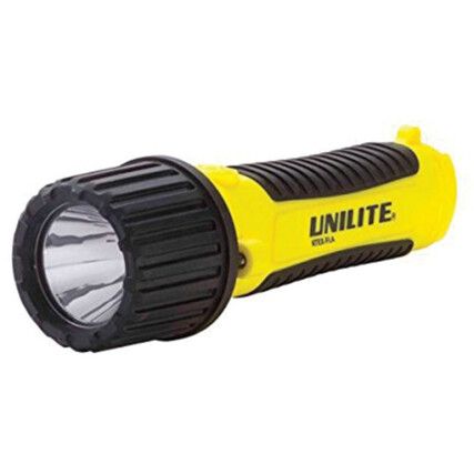 Handheld Torch, CREE LED, Non-Rechargeable, 130lm, 135m Beam Distance, IP67, ATEX Zone 0