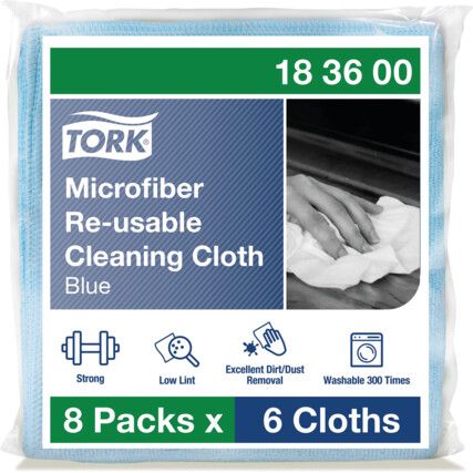 MICROFIBER REUSABLE CC BLUE 8X6 SHEETS