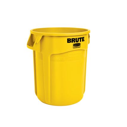 BRUTE ROUND CONTAINER 75.7L YLW