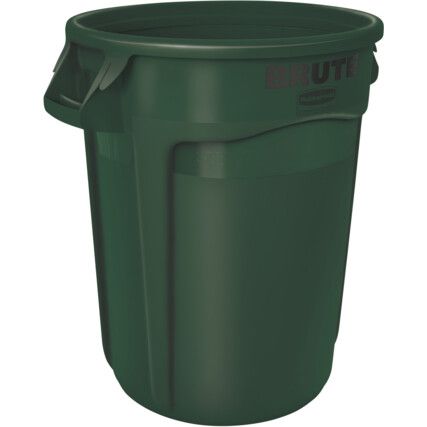 BRUTE ROUND CONTAINER 121.1L GRN