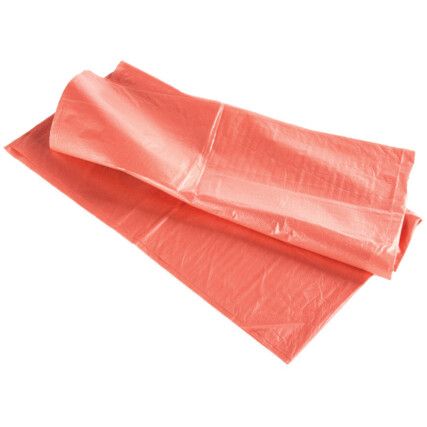 30L RED WATER-SOLUBLE STRIP LAUNDRY BAGS