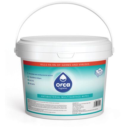 ORC203 WATER BASED DISINFECTANT WIPES (400 WIPES)