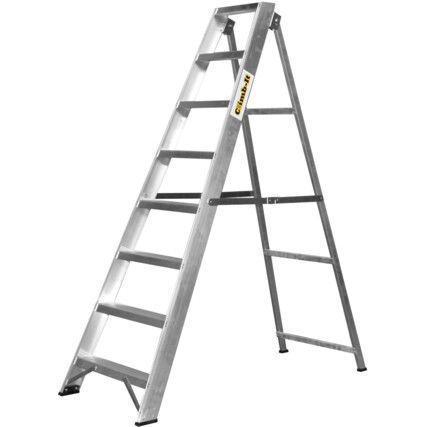 4 x Treads, Aluminium Step Ladder, 0.81m
