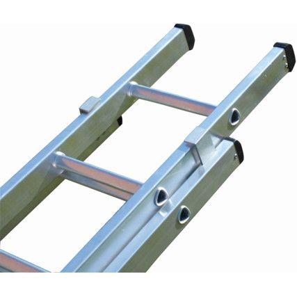 5m, Aluminium, Double Section Extension Ladder, BS2037Class1