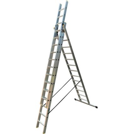 2-4m, Aluminium, Combination Ladder,  EN 131