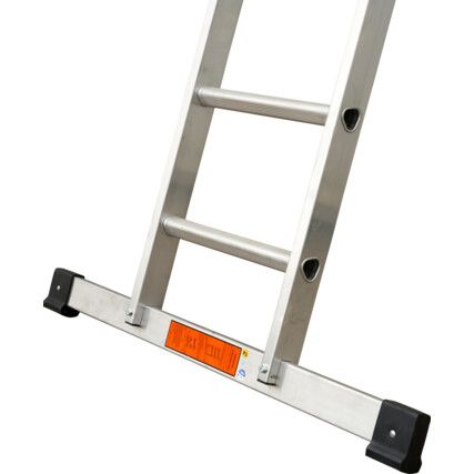 2.5m, Aluminium, Single Section Ladder,  EN 131