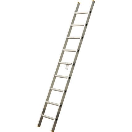 4m, Aluminium, Single Section Ladder,  EN 131