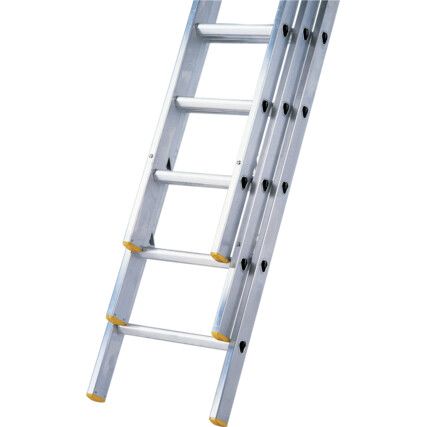 4.04-9.94m, Aluminium, Triple Section Extension Ladder,  EN 131