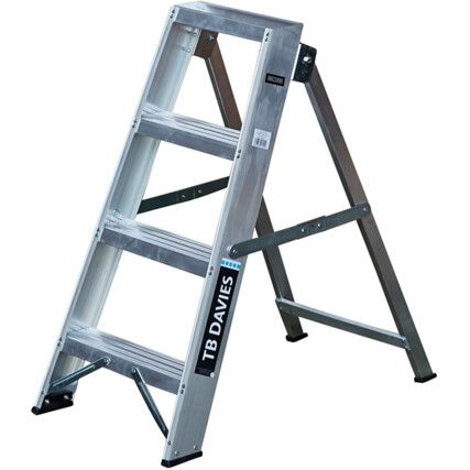 5 x Treads, Aluminium Industrial Step Ladder, 1.05m