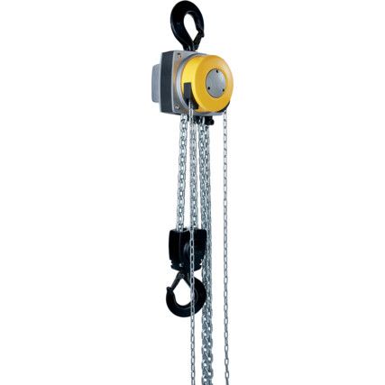 YALELIFT 360, Manual Chain Hoist, 500kg Rated Load, 3m Lift, 5mm Chain