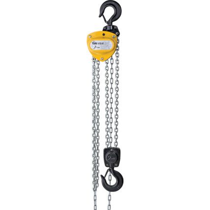 VS III, Manual Chain Hoist, 5 ton Rated Load, 6m Lift, 8mm Chain