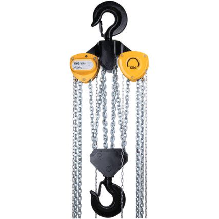 VS III, Manual Chain Hoist, 20 ton Rated Load, 3m Lift, 10mm Chain