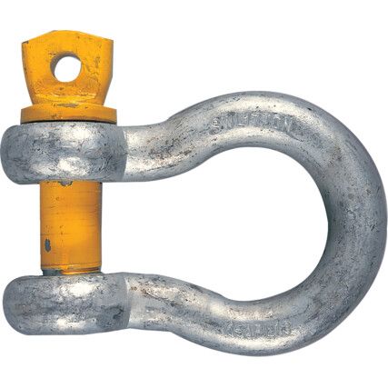 Screw Pin Bow Shackle, 3.25t SWL, With Certificate