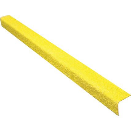 Yellow COBAGRIP Stair Nosing, 55mmx55mmx3m