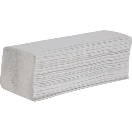 2PLY WHITE V FOLD HAND TOWEL (CS-2940)