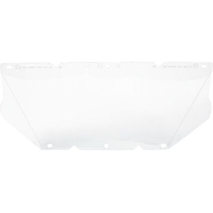 V-Gard Visor, Clear, 1.0mm Thickness, UV Protection, For use with Chin Guard