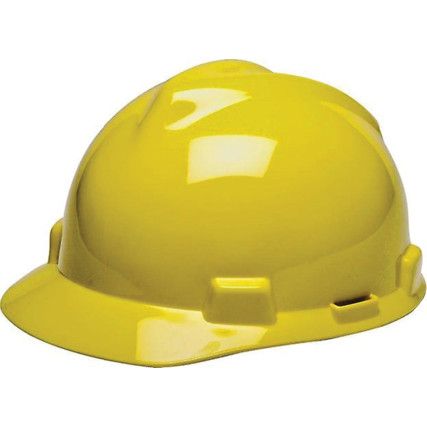 V-Gard, Safety Helmet, PushKey Sliding Suspension, Yellow
