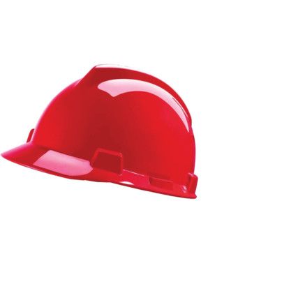 V-Gard, Safety Helmet, PushKey Sliding Suspension, Red