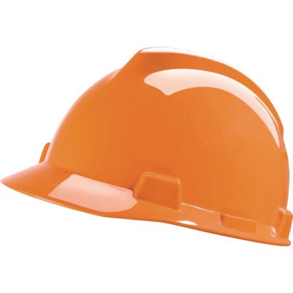 V-Gard, Safety Helmet, PushKey Sliding Suspension, Orange