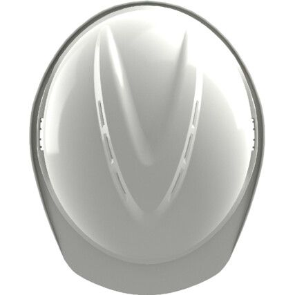 GV511 V-Gard® 500 White Safety Helmet with PushKey Sliding Suspension