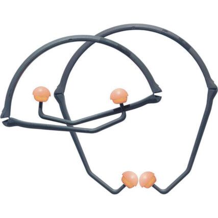 Percap, Disposable Ear Plugs, Banded, Not Detectable, Pod, Pink, Foam/Plastic, Pk-10 Pairs