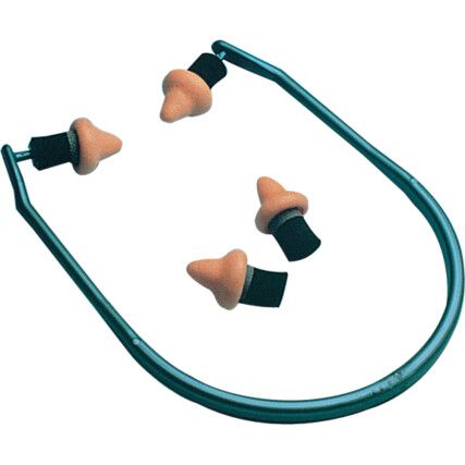 Reusable Ear Plugs, Replacement Pods, Not Detectable, Ball, 26dB, Orange, Foam, Pk-20